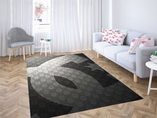 Big Dcshoecousa Pattern Living Room Modern Carpet Rug