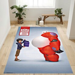 Big Hero 6 Baymax Rug  Custom Size And Printing