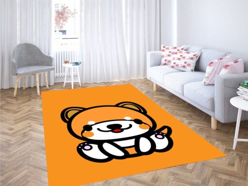Big Outline Dog Art Living Room Modern Carpet Rug