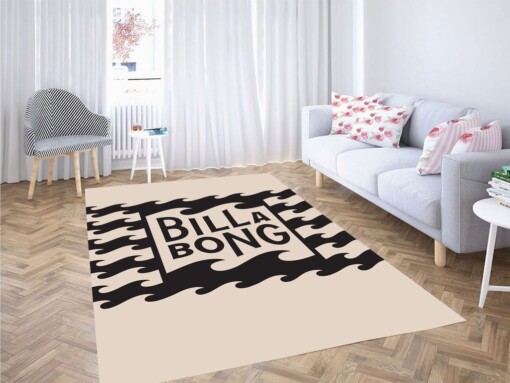 Billabong Wave Iconic Brand Living Room Modern Carpet Rug