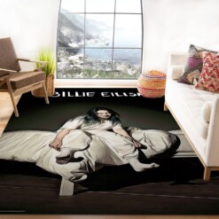 Billie Eilish Asleep Rug  Custom Size And Printing