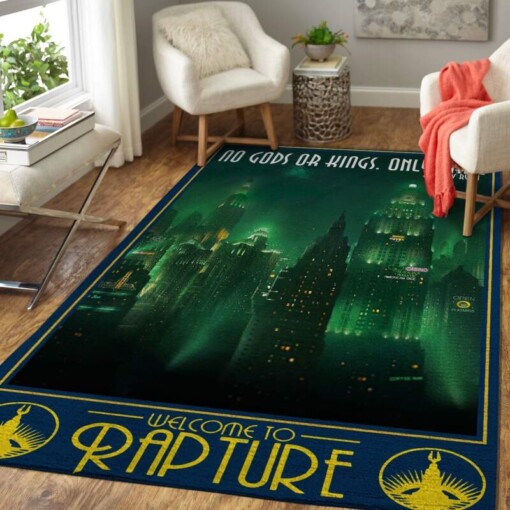 Bioshock Welcome To Rapture Area Rug