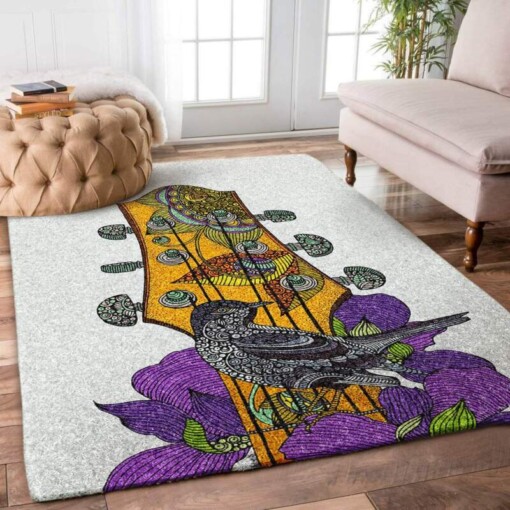 Bird And Guitar Limited Edition Rug