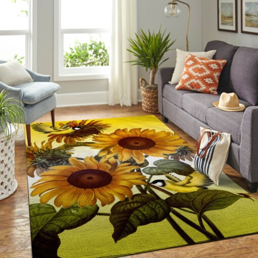 Bird And Sunflower Limited Edition Rug