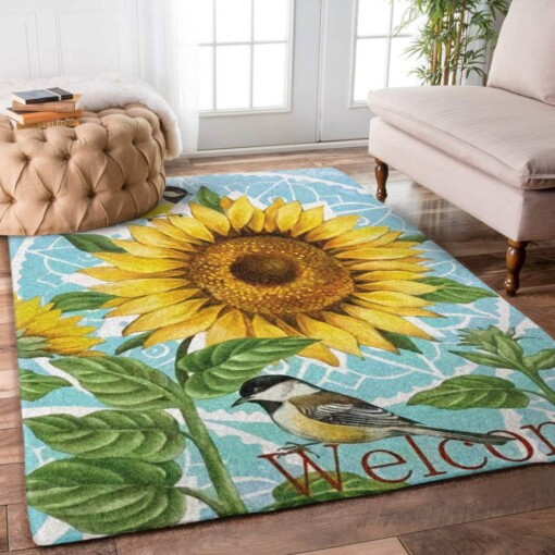 Bird And Sunflower Limited Edition Rug