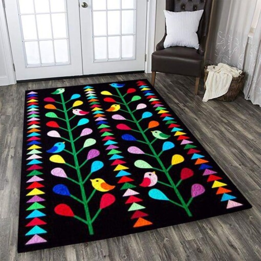Birds On The Tree Rectangle Limited Edition Rug