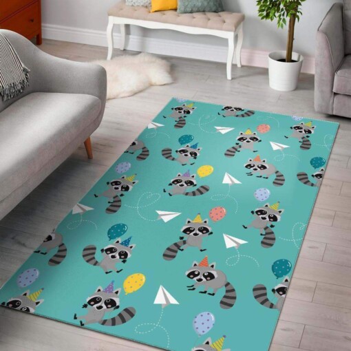 Birthday Raccoon Limited Edition Rug