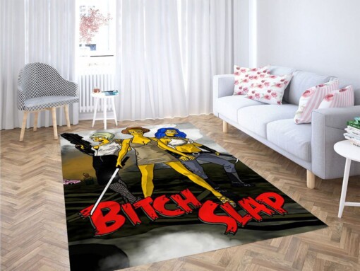 Bitch Slap Simpson Family Living Room Modern Carpet Rug