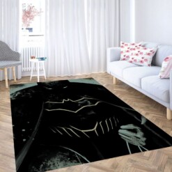 Black And White Batman Carpet Rug