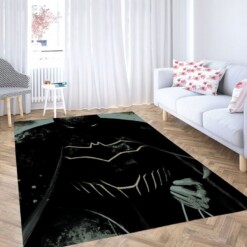 Black And White Batman Living Room Modern Carpet Rug