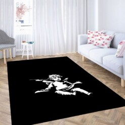 Black And White Icon Carpet Rug