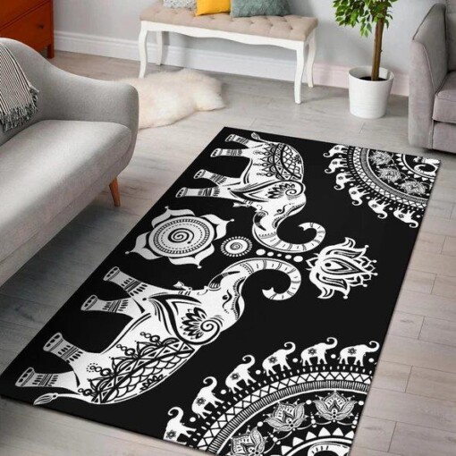 Black Elephant Limited Edition Rug