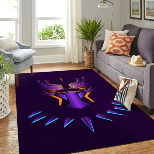 Black Panther Carpet Floor Area Rug
