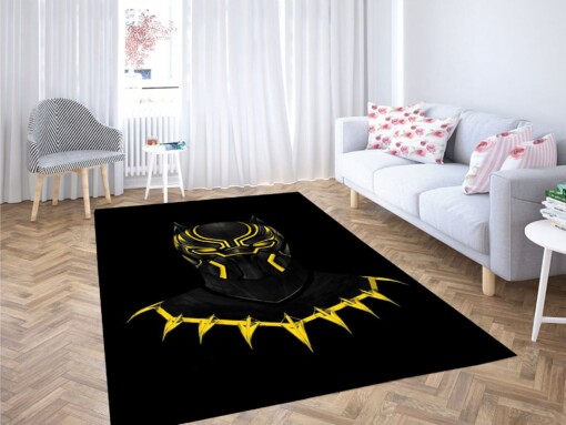 Black Panther Wallpaper Carpet Rug