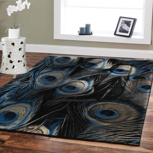 Black Peacock Limited Edition Rug
