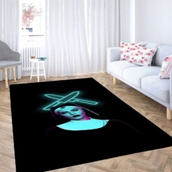 Black Rose Beatz Carpet Rug