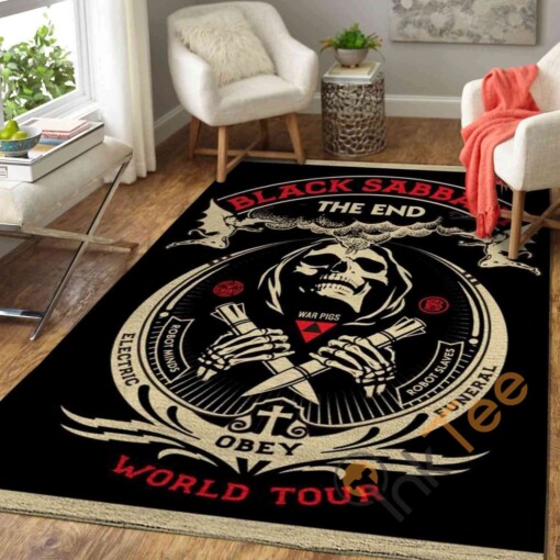 Black Sabbath Area Rug