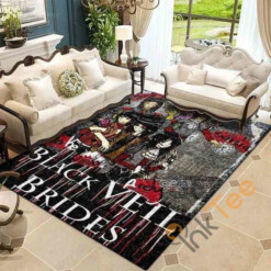 Black Veil Brides Band Area Rug