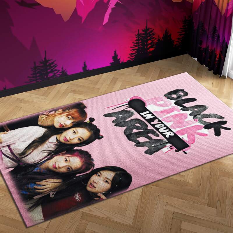 Blackpink Area Kill This Love Carpet Mock Area Rug