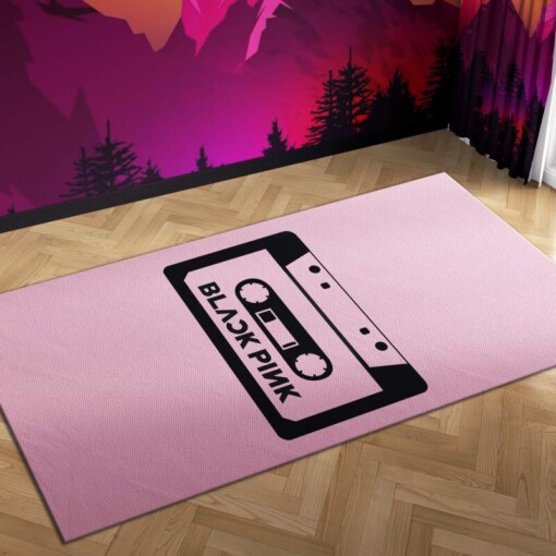 Blackpink Cassette Kill This Love Carpet Mock Area Rug