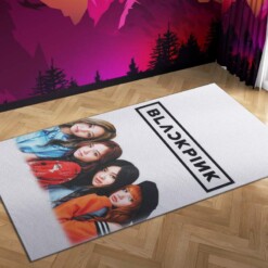 Blackpink Kick It Carpet Mock Area Rug