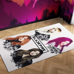 Blackpink Kill This Love Art Carpet Mock Area Rug