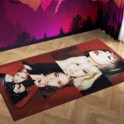 Blackpink Kill This Love Red Carpet Mock Area Rug