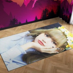 Blackpink Lisa Queen Kill This Love Carpet Mock Area Rug