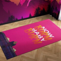 Blackpink Now Burn Baby Burn Kick It Carpet Mock Area Rug