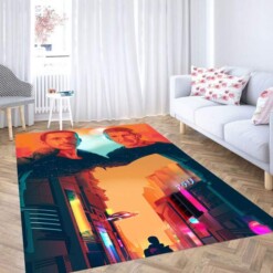 Blade Runner Japan Futuristic Place Carpet Rug