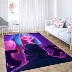 Blade Runner Painting Living Room Modern Carpet Rug