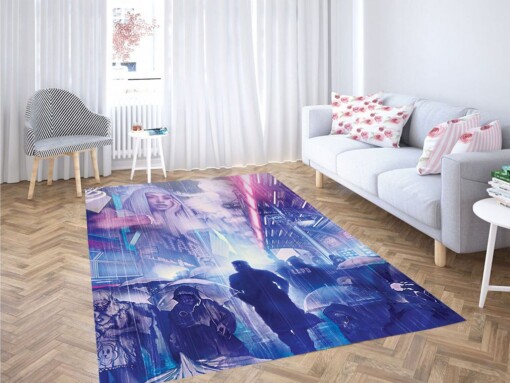 Blade Runner City Living Room Modern Carpet Rug