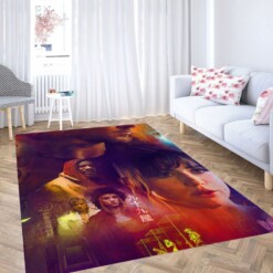 Blade Runner Painting Living Room Modern Carpet Rug