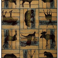 Blocks Of Wildlife Limited Edition Rug