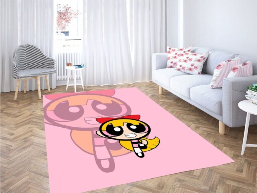 Blossom The Powerpuff Girls Carpet Rug