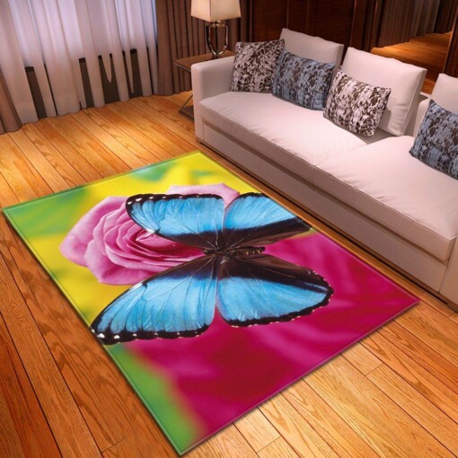 Blue Butterfly Limited Edition Rug