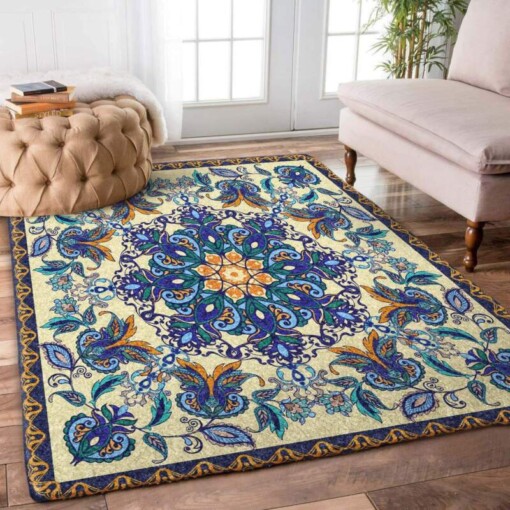 Blue Floral Limited Edition Rug