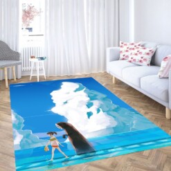 Blue Sky Kaonashi And Sen Living Room Modern Carpet Rug