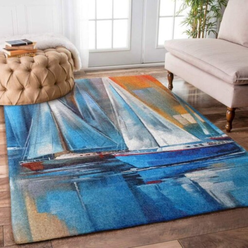 Boat Sailing Limited Edition Rug