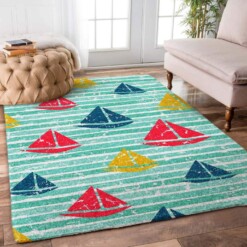 Boats Sailing Limited Edition Rug