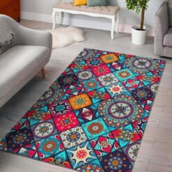 Bohemian Indian Mandala Patchwork Limited Edition Rug