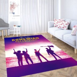 Bohemian Rhapsody Movie Living Room Modern Carpet Rug