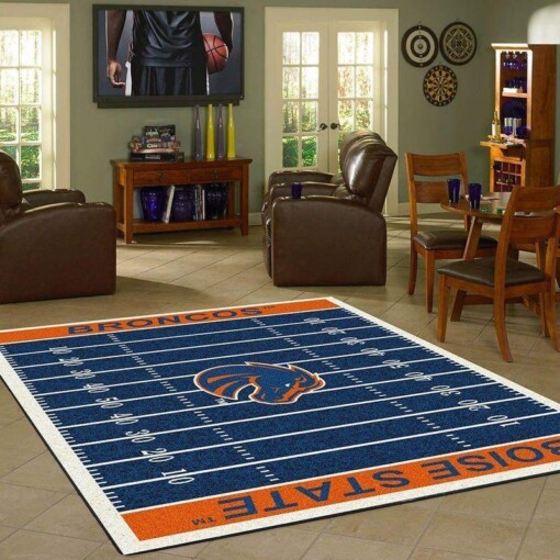 Boise State Broncos Home Field Area Limited Edition Rug