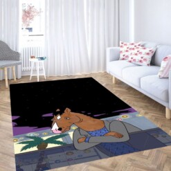 Bojack Horseman Background Living Room Modern Carpet Rug