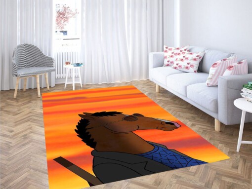 Bojack Horseman Fondo De Perfil Carpet Rug