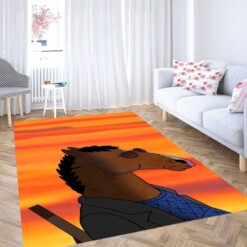 Bojack Horseman Fondo De Perfil Living Room Modern Carpet Rug