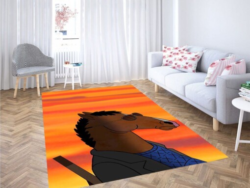 Bojack Horseman Fondo De Perfil Living Room Modern Carpet Rug