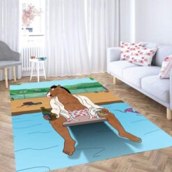 Bojack Horseman Pool Carpet Rug