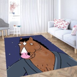 Bojack Horseman Sad Carpet Rug