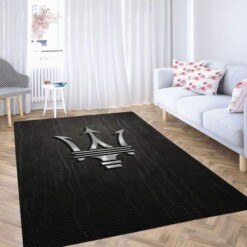 Bold Logo Maseratti Fancy Carpet Rug